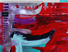 Tablet Screenshot of federico-lepe.com